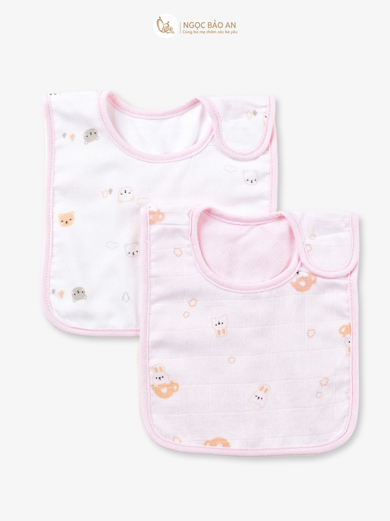 Yếm Honey Bamboo - Cotton cho bé