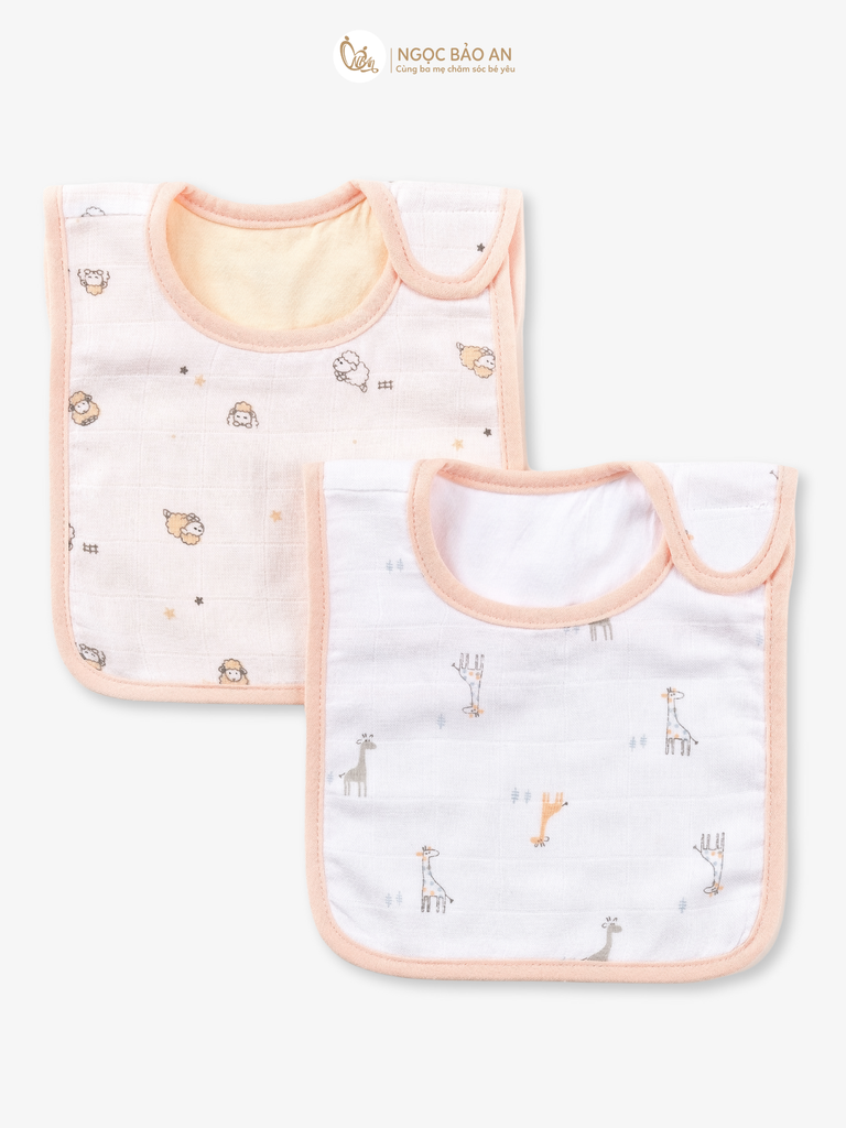 Yếm Honey Bamboo - Cotton cho bé