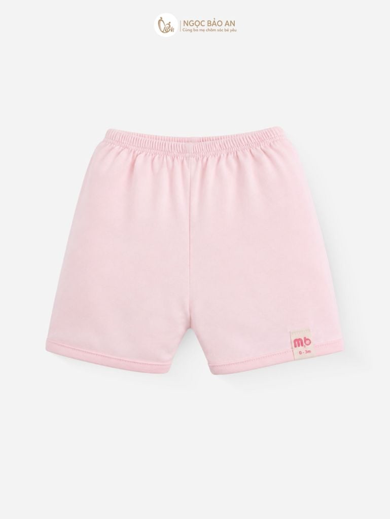 [M&B] Bộ ngắn cài bên cotton caro hồng đào
