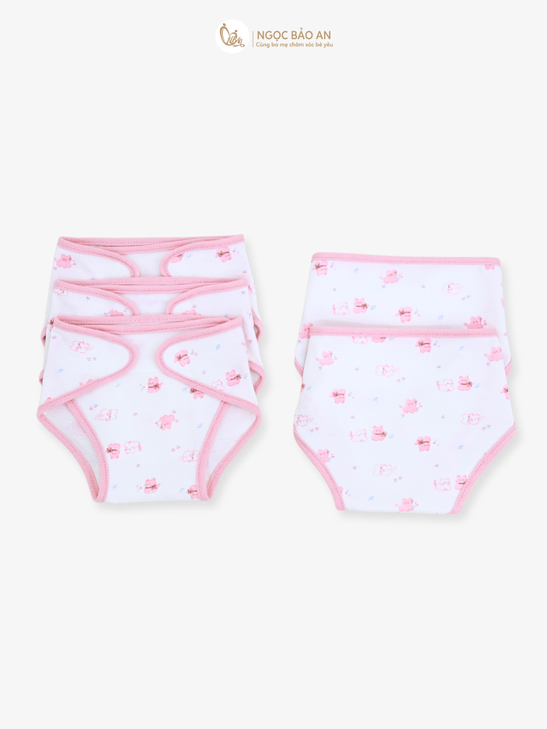 Tã dán sơ sinh in hình Honey cotton