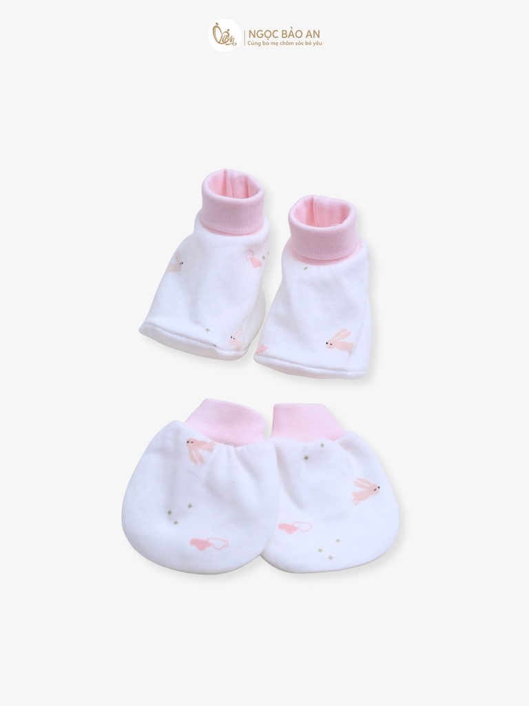 [HONEY] Bộ bao tay chân sơ sinh Honey cotton