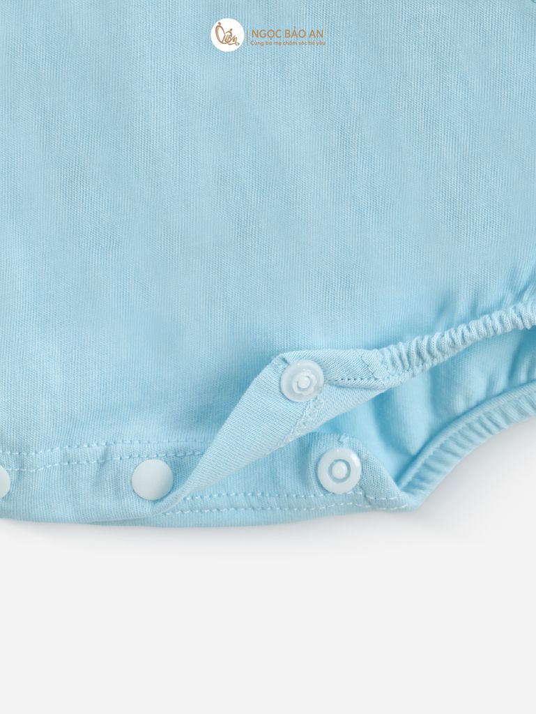 [M&B] Bodychip cotton tay ngắn cho bé (Cá Xanh)