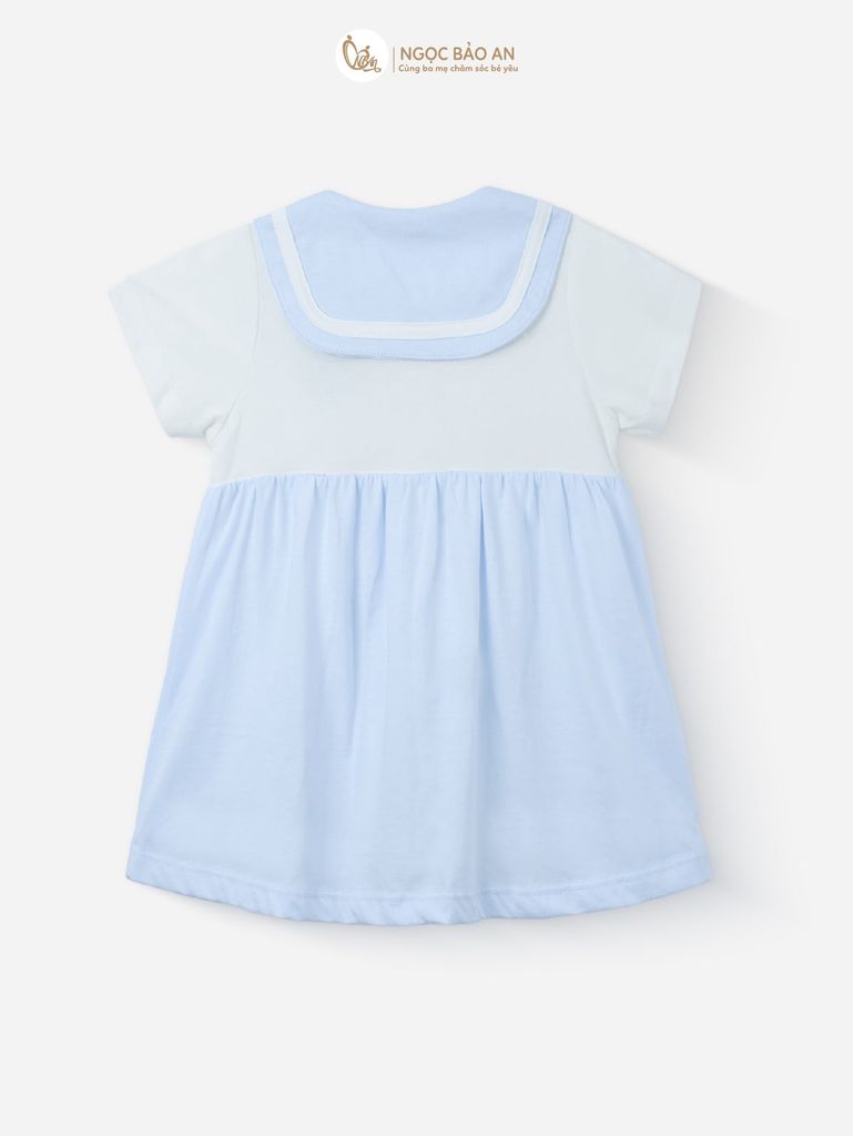 [M&B] Body đùi giả đầm xòe cotton bé gái (Cá Xanh)