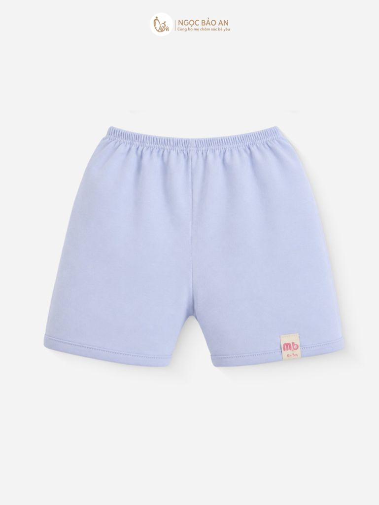 [M&B] Bộ ngắn cài bên cotton bạch tuộc xanh PM
