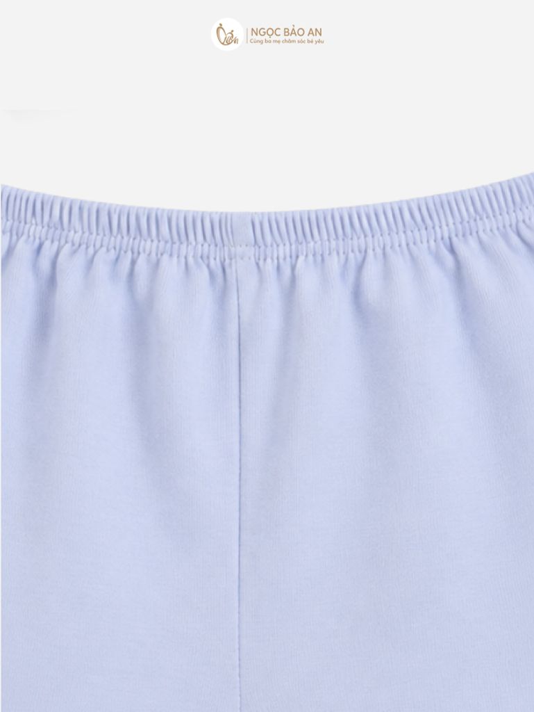 [M&B] Bộ ngắn cài bên cotton bạch tuộc xanh PM