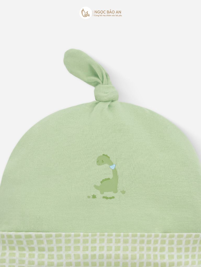 [M&B] Set 2 nón chóp sơ sinh dino (NB-3m) [CBSSVISCOSE]