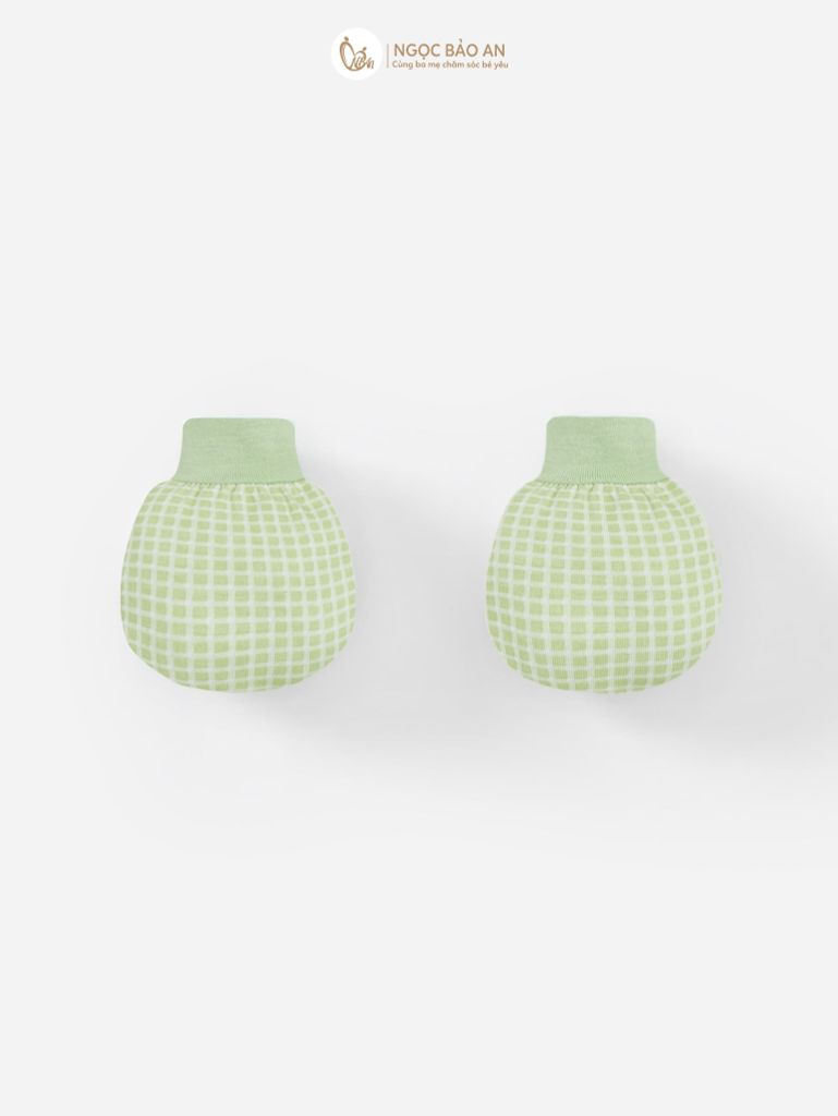 [M&B] Set nón chóp bao tay chân bo sơ sinh Caro Dino (NB-3m) [CBSSVISCOSE]