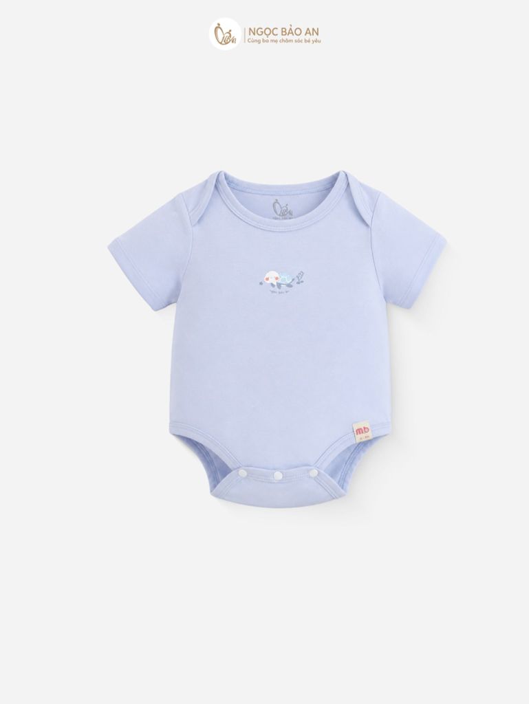 [M&B] Combo Sơ Sinh cotton tone Xanh in hình họa tiết đầy đủ phụ kiện(CBSScotton2025)