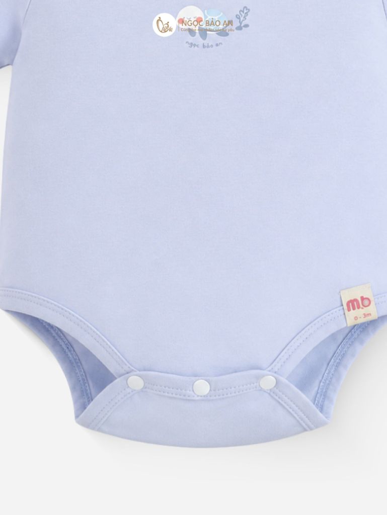 [M&B] Bodychip tay ngắn cotton rùa xanh