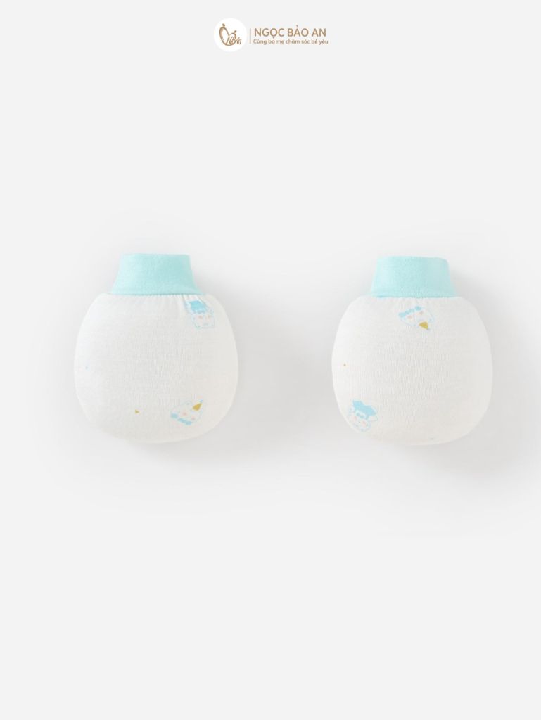 [M&B] Bộ bao tay chân sơ sinh Bear Mint [CBSSVISCOSE]