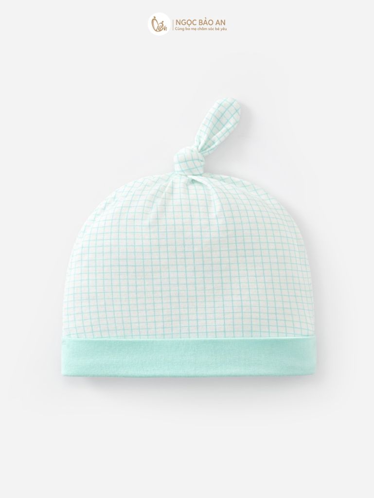 [M&B] Set nón chóp bao tay chân bo sơ sinh Cat Mint (NB-3m) [CBSSVISCOSE]