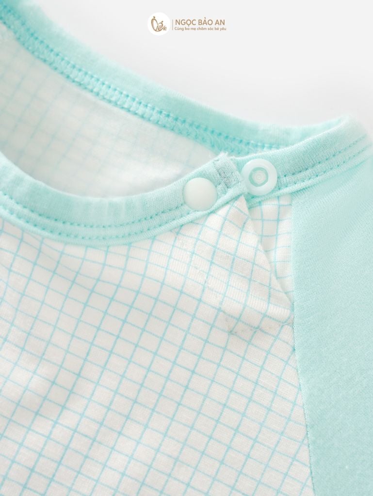 [M&B] Bộ ngắn cài vai bear mint PM (NB-24m)