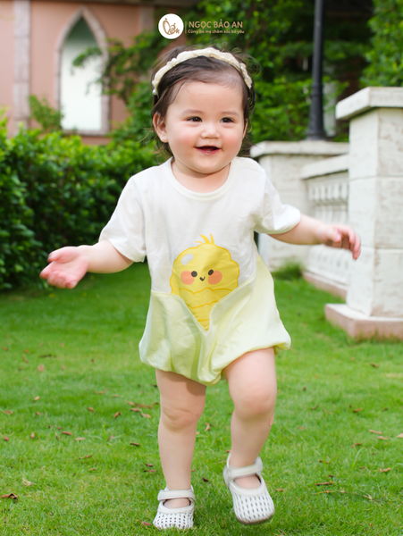 [M&B] BST GHS: Bodychip cotton tay ngắn sweet corn