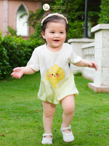 [M&B] BST GHS: Bodychip cotton tay ngắn sweet corn