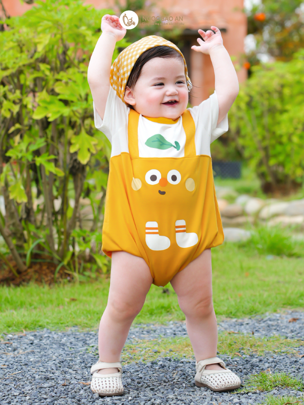 [M&B] BST GHS: Bodychip tay ngắn giả yếm golden meadow