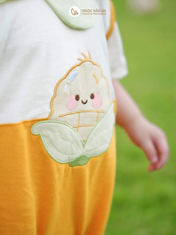 [M&B] BST GHS: Body đùi cotton tay ngắn sunny pop