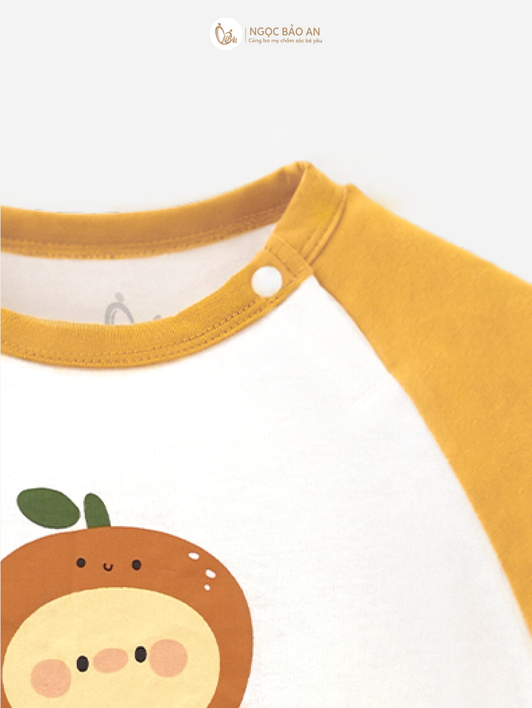 [M&B] BST GHS: Bộ ngắn quần bí chuppy lemon 6 tháng - 6 tuổi