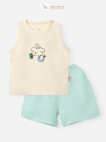 [HONEY] Bộ ngắn sát nách thể thao Cún Shopping
