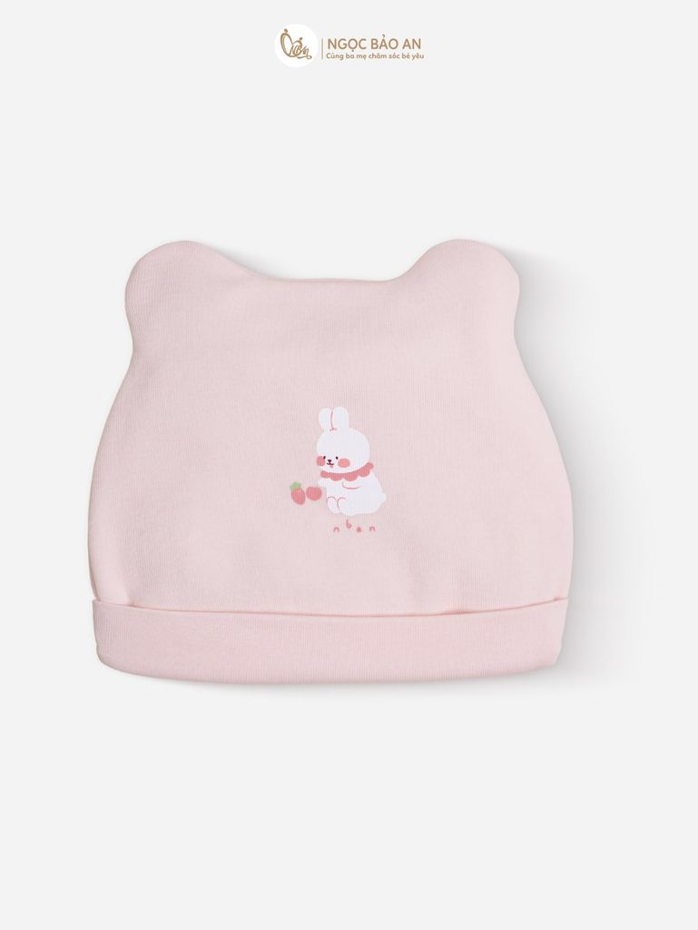 [M&B] Set 2 nón bo cotton M&B in hình họa tiết (Combo Sơ Sinh Cotton 2025)