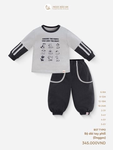 [M&B] BST TYPO: Bộ tay dài Doggos M09-L2