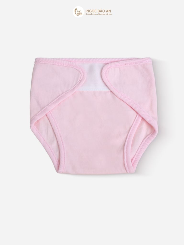 [M&B] Tã dán sơ sinh cotton caro đào