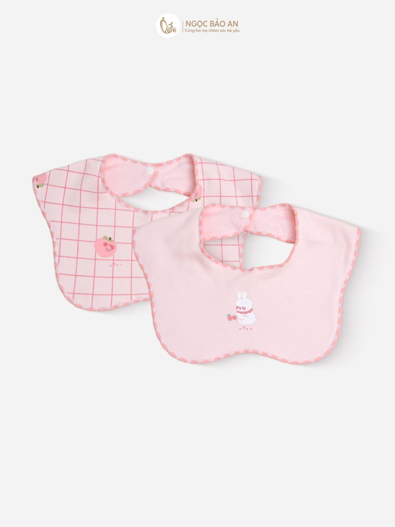 [M&B] Combo Sơ Sinh cotton tone Hồng in hình họa tiết đầy đủ phụ kiện(CBSScotton2025)