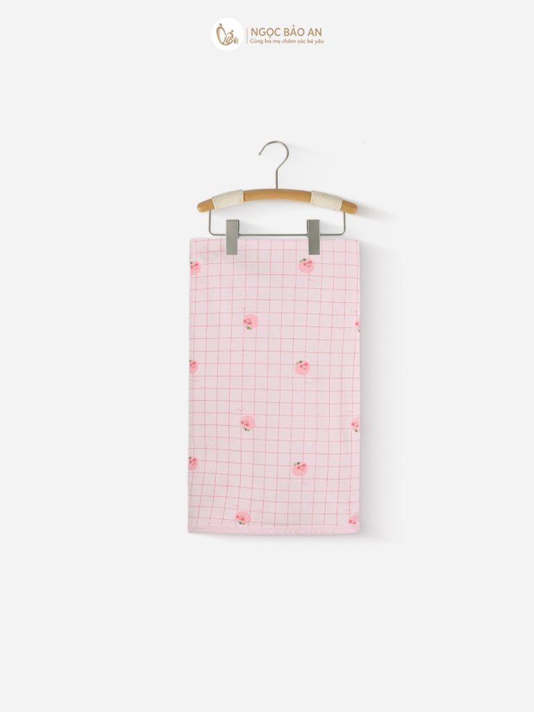 [M&B] Combo Sơ Sinh cotton tone Hồng in hình họa tiết đầy đủ phụ kiện(CBSScotton2025)