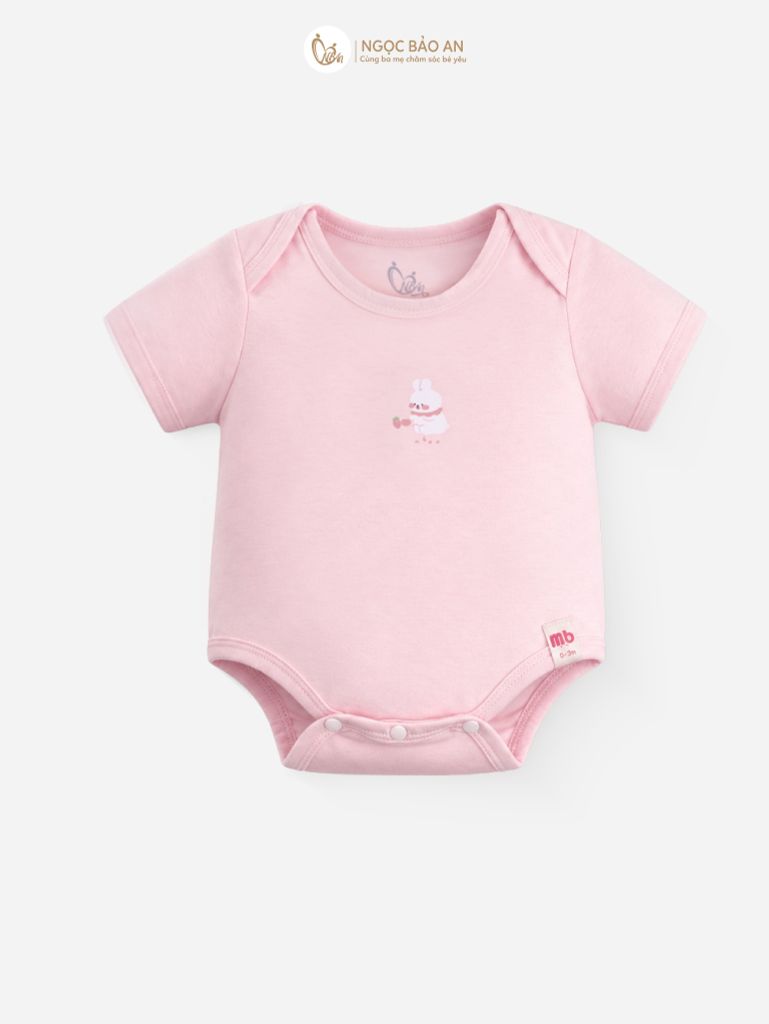 [M&B] Combo Sơ Sinh cotton tone Hồng in hình họa tiết đầy đủ phụ kiện(CBSScotton2025)
