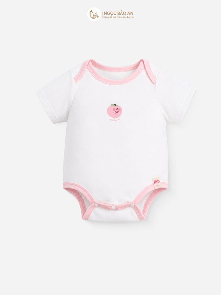 [M&B] Combo Sơ Sinh cotton tone Hồng in hình họa tiết đầy đủ phụ kiện(CBSScotton2025)