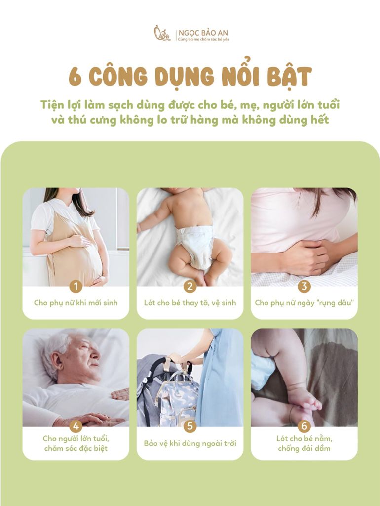 Tấm lót chống thấm M&B dùng 1 lần