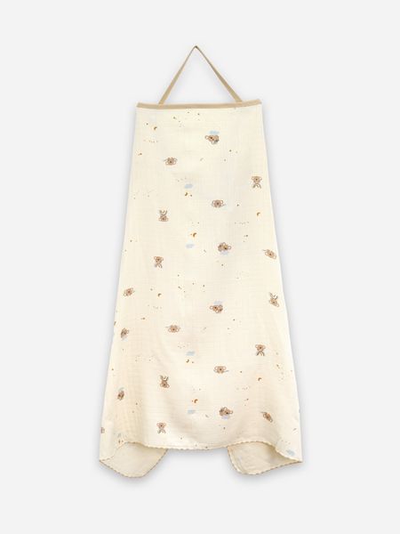 [M&B] Khăn choàng đa năng bamboo gấu Koala vàng kháng khuẩn dày dặn, mềm mịn, êm dịu với làn da bé