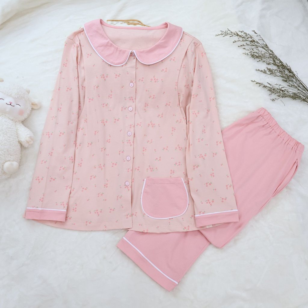 [M&B] Bộ quần áo Pijama tay dài cho mẹ sau sinh