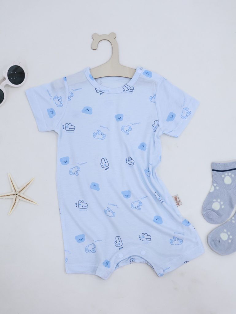 Body đùi bé Trai tay ngắn Honey rayon