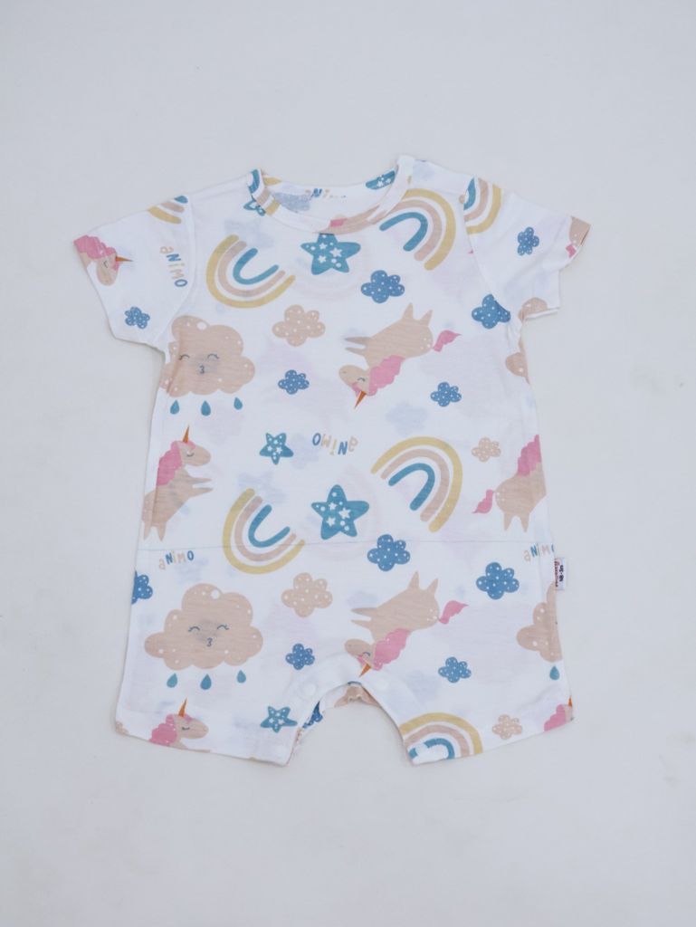 Body đùi bé Trai tay ngắn Honey rayon