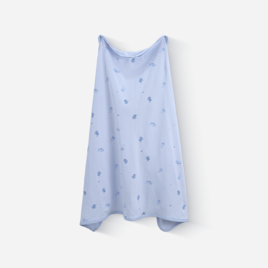 [M&B] Khăn choàng đa năng Cotton M&B in hình họa tiết 85x100cm (Combo Sơ Sinh 2025)