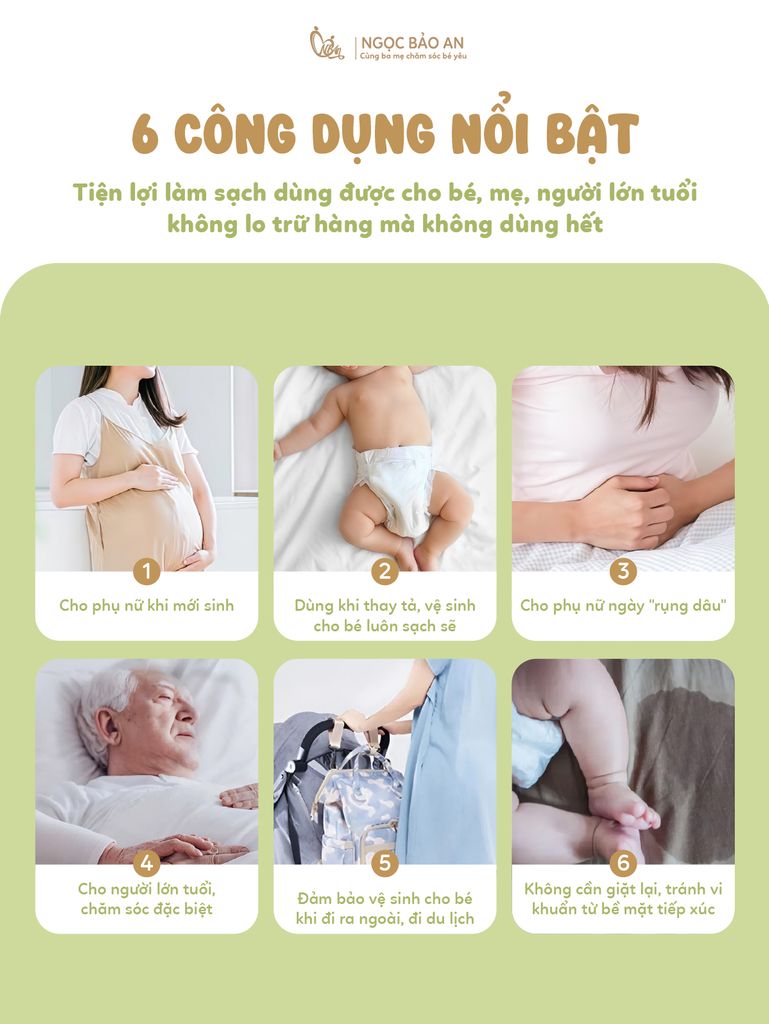 [M&B] COMBO Tấm lót chống thấm M&B dùng 1 lần 60 Miếng