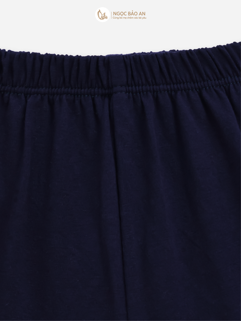 [HONEY] Bộ tay dài cotton xanh co giãn 4c (1-3 tuổi)
