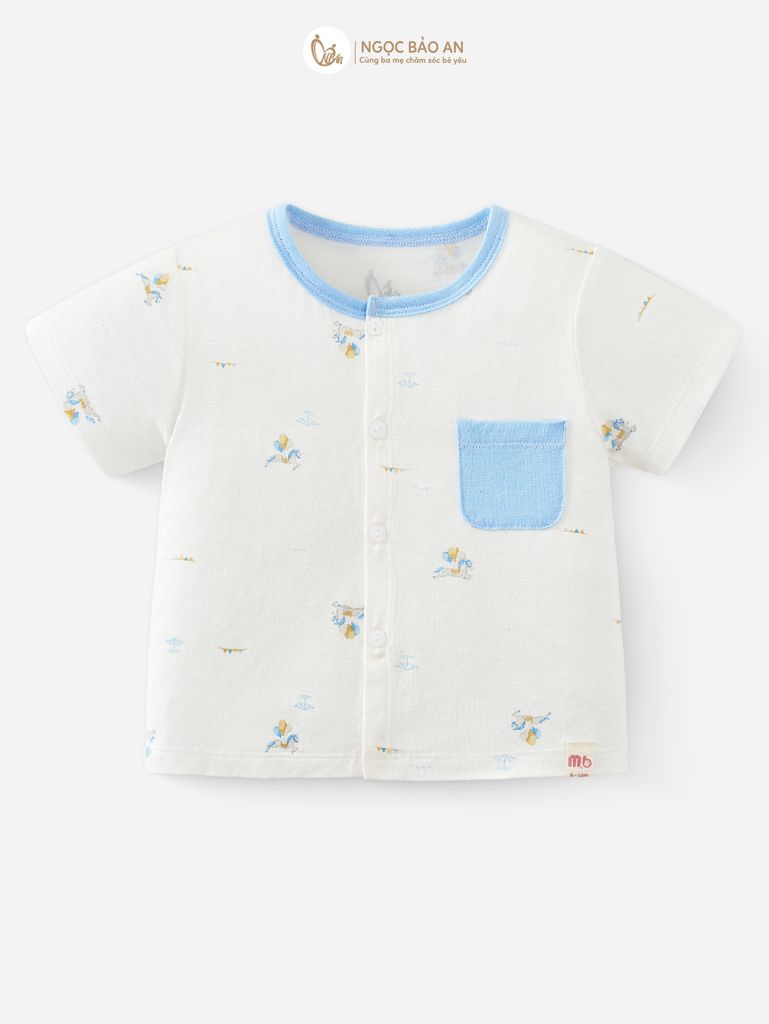 [M&B] Bộ tay ngắn cài giữa Sky Pony (NB-24m) [CBSSVISCOSE]