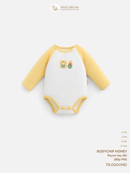 [HONEY] Bodychip tay dài rayon 2 chiều bắp PM