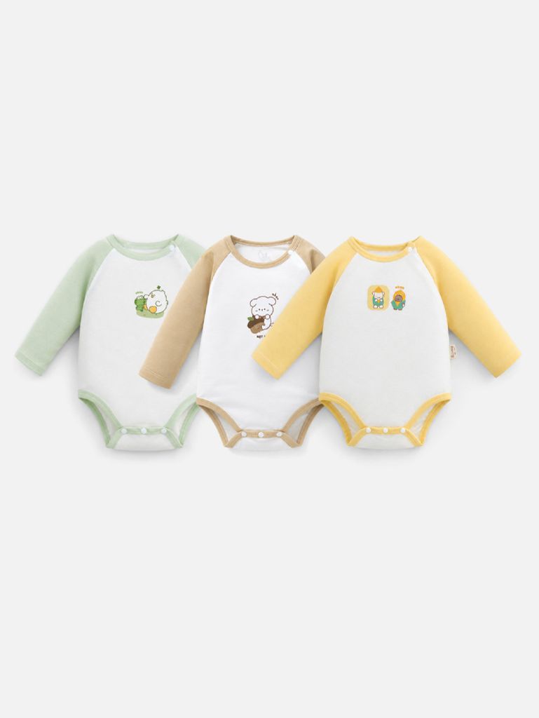 [HONEY] Bodychip tay dài rayon 2 chiều gà và ếch PM