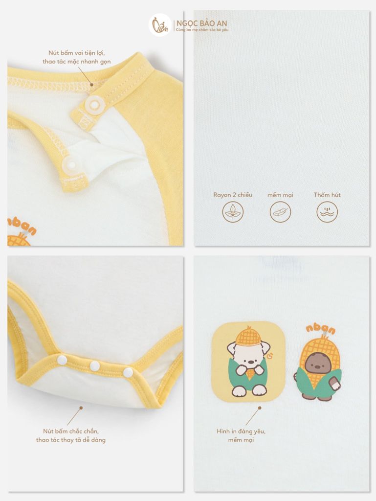 [HONEY] Bodychip tay dài rayon 2 chiều bắp PM