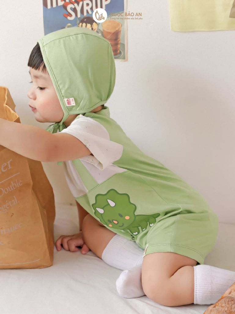 [M&B] Body đùi tay ngắn giả yếm dilo (NB-12m)