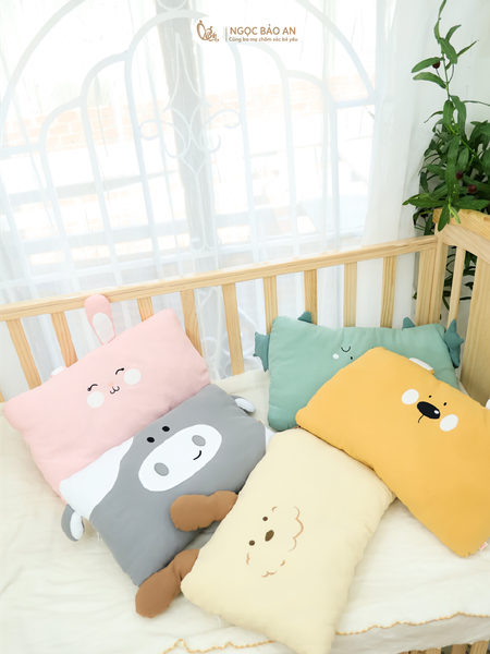[M&B] Gối nằm cotton hình động vật dễ thương cho bé