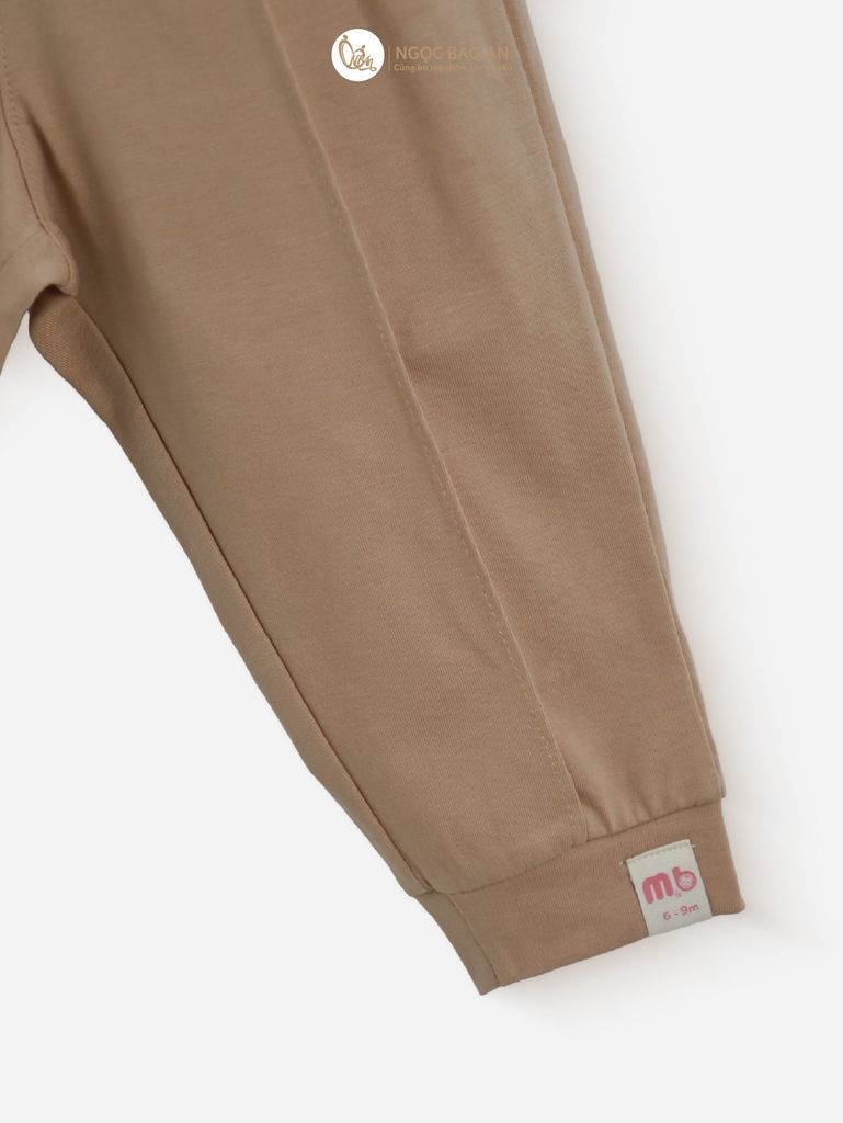 [M&B] BST DINO: Bộ áo quần dài tay M&B cotton bé trai (Dinosaur)