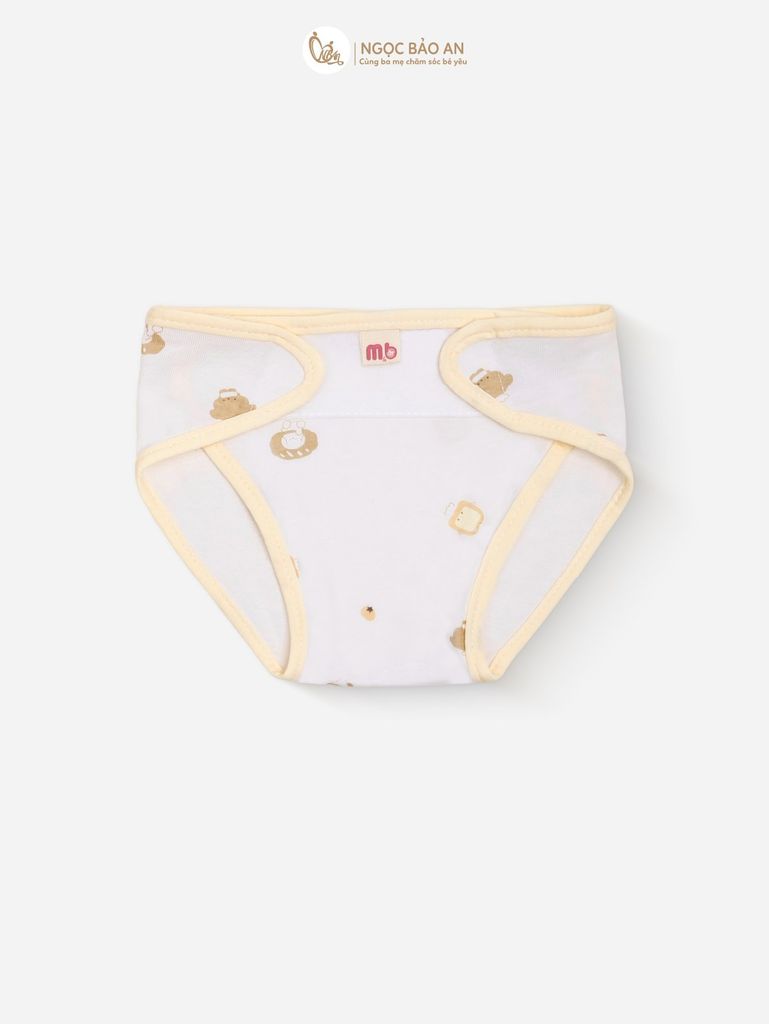 [M&B] Tã dán sơ sinh cotton M&B in hình họa tiết (Combo sơ sinh cotton 2025)