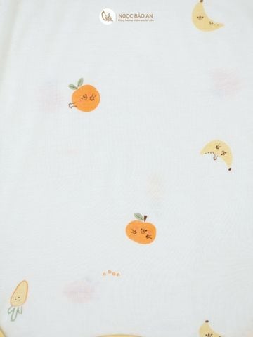 [HONEY] Bodychip tay dài rayon 2 chiều trái cây