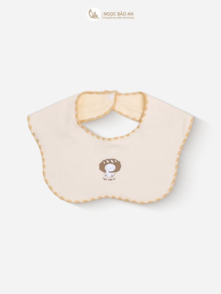 [M&B] Set 2 yếm nút cotton M&B in hình họa tiết (Combo Sơ Sinh)