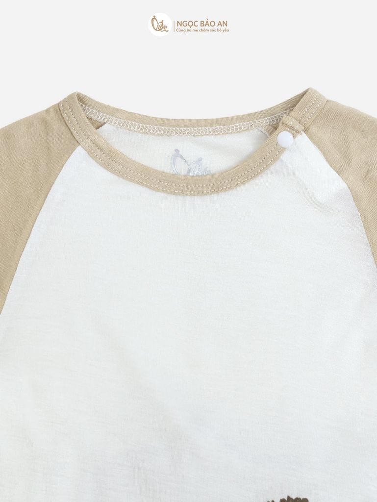 [HONEY] Bộ tay ngắn rayon 2 chiều cún hungry