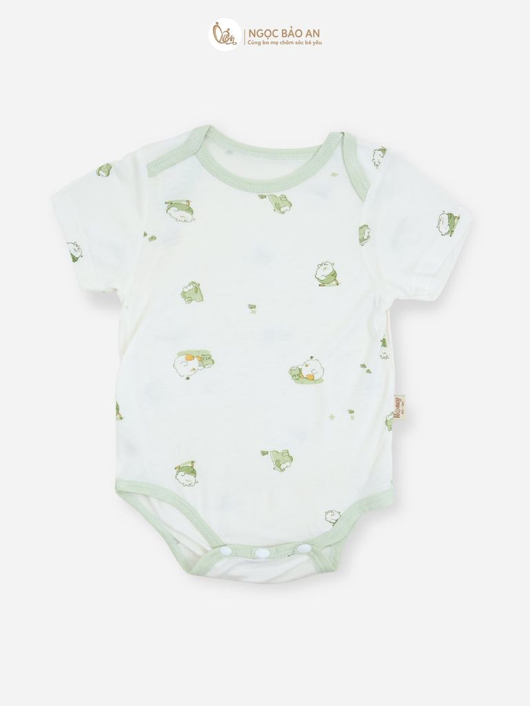 [HONEY] Bodychip tay ngắn sơ sinh HONEY chất liệu rayon mềm mại,thoáng mát, êm dịu da bé.