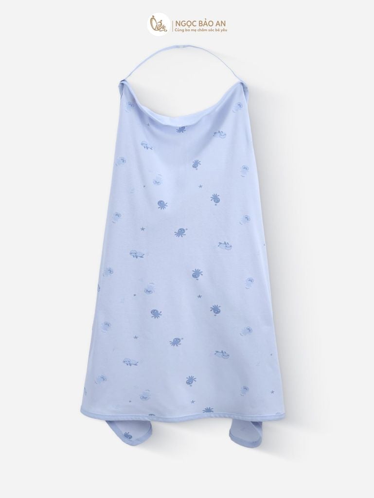 [M&B] Combo Sơ Sinh cotton M&B tone Xanh in hình họa tiết đầy đủ phụ kiện cho bé (Combo Sơ Sinh cotton 2025)
